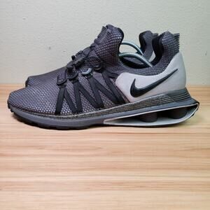 Nike Mens Size 12 Shox Gravity Running Shoes Gray Black Comfort Athletic Sneaker